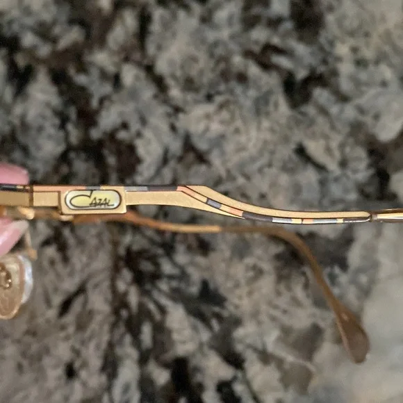 Cazal vintage gold eyeglasses